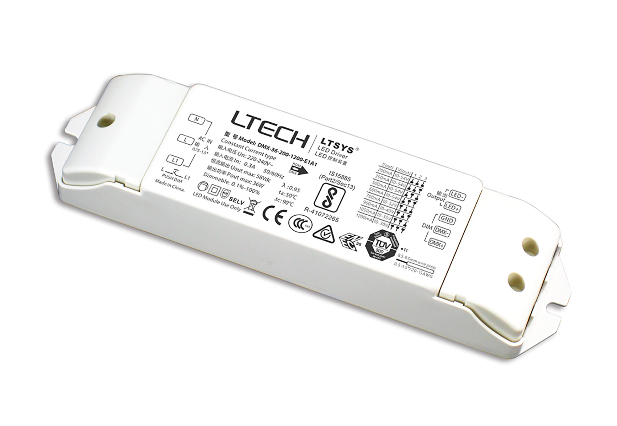 DMX Constant Current Drivers LTECH DMX Driver DMX Constant Current Drivers LTECH DMX Driver